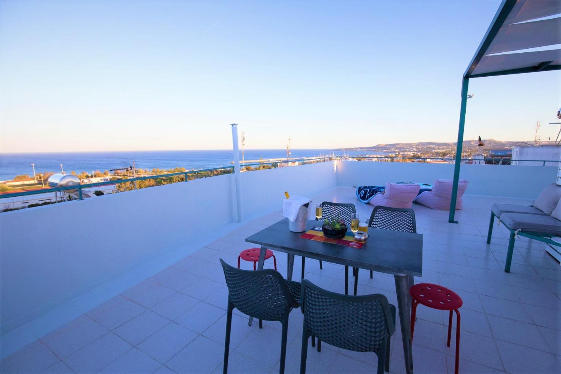 Groovy & Cozy Apt With Private Seaview Rooftop Terrace Rhodes City Eksteriør billede