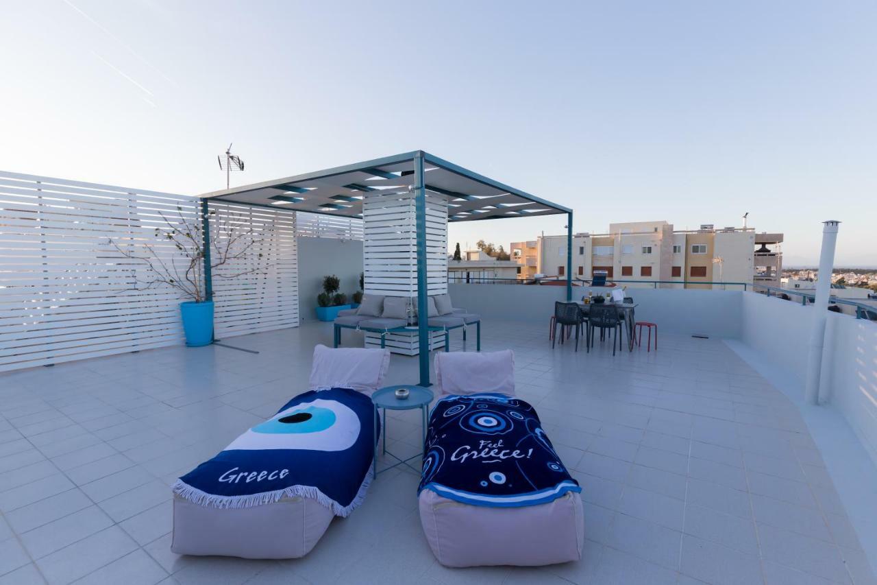 Groovy & Cozy Apt With Private Seaview Rooftop Terrace Rhodes City Eksteriør billede